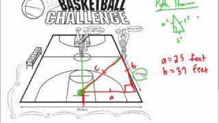 Pythagorean Theorem and Basketball [upl. by Vania]