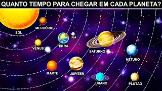 Quanto Tempo Levaria Para Alcançar Cada Um Dos Planetas Do Sistema Solar [upl. by Llerraj]