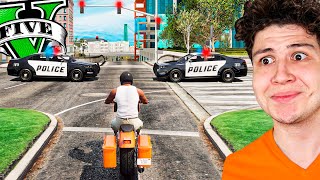 Jugando GTA 5 como en la VIDA REAL 🚔🚳 Mods [upl. by Powder]