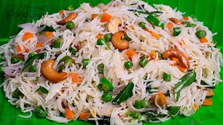 Semiya Upma Simple amp Tasty Vermicelli Upma Breakfast Recipe [upl. by Yttap600]