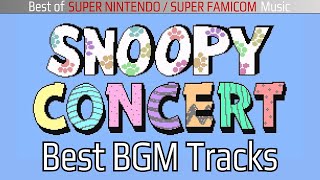 Good SNES Music Snoopy Concert スヌーピーコンサート [upl. by Frankie]