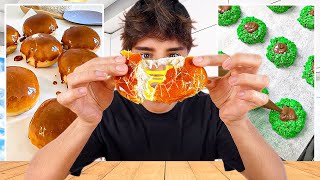 Testing TikTok Viral 4 Ingredient Only Recipes amp Food Hacks [upl. by Gnouhk]