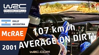 McRAE onboard Rally Argentina 2001  Ford Focus RS WRC  FLAT OUT  MAXIMUM ATTACK [upl. by Nnaeirb]