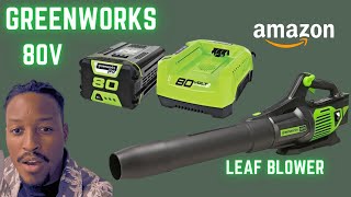 New 80V Greenworks Leaf Blower  Super Powerful Unboxing [upl. by Yoshio]