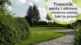 Trawnik gęsty i zdrowy  wczesnowiosenne i wiosenne zabiegi na trawniku [upl. by Nesiaj]