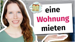 Wohnung mieten Wortschatz für Deutschlerner B2 C1 [upl. by Sima589]