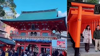 Ikuta Shrine Kobe Japan Famous Shinto Shrine  Japanese Shrines Culture [upl. by Anestassia]