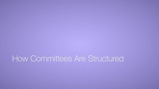 How Committees are Structured 24 [upl. by Aminta257]