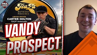 Carter Holton on Vanderbilt Perfect Game and TeaZa sponsorship [upl. by Holbrook]