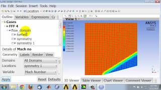 SimCafe Wedge in ANSYS FLUENT Mach No [upl. by Hanas]