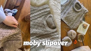 Moby Slipover│ made with love 💌 모비 슬립오버 뜨개로그 좋아하는걸 함께 좋아하고 싶어 [upl. by Abas161]