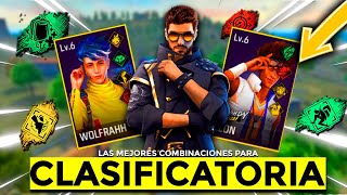 LAS MEJORES COMBINACIONES DE HABILIDADES PARA BRCLASIFICATORIA FREE FIRE  Sube a heroico rápido [upl. by Hedelman]