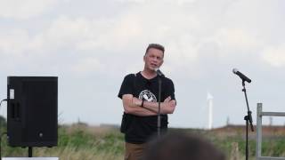 Chris Packham speaking for Hen Harrier Day at RSPB Rainham Marshes on 5th August 2017 [upl. by Samara]