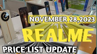 REALME PRICES UPDATE REALME C51C30sC53C55REALME11RRALME11PRO5GREALME11PRO5G [upl. by Yeclek]