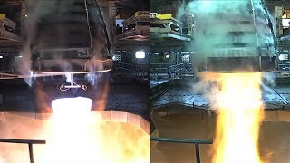 SLS RS25 Engine Test 16 January 2018 [upl. by Oaoj731]