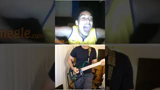 What is going on💀 guitar reaction monkey guitarist omegle ometv [upl. by Ulick306]