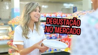 Degustação no Mercado  VLOG DESCONFINADOS [upl. by Enyak]