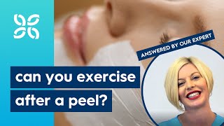 When can I exercise after a skin peel  Australian Skin Clinics [upl. by Acinoda]