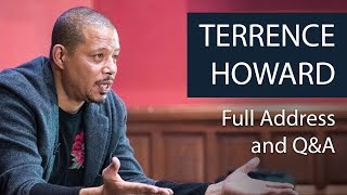 Terrence Howard  Full Address and QampA  Oxford Union [upl. by Parrott224]