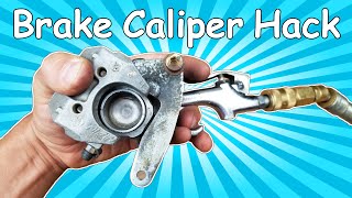 Hack To Disassemble Brake Caliper Pistons [upl. by Wickner]