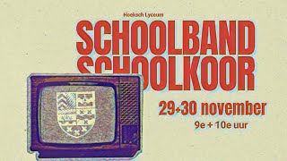 Promo schoolBAND  schoolKOOR  Hoeksch Lyceum [upl. by Paucker]