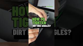 HOW TO TIGHTEN DIRT BIKE GOGGLES dirtbikeriding motorcycle motogoggles goggles [upl. by Millman217]