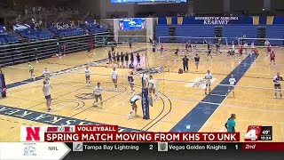 Husker volleyball spring game moving to UNK [upl. by Myrilla]