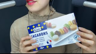 한국어ASMR 파스키에 마카롱 이팅 사운드 Pasquier macaron eating sound❤️ [upl. by Bough]