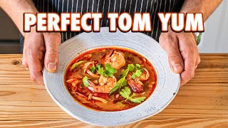 The Best Spicy Thai Soup Authentic Tom Yum [upl. by Lais22]