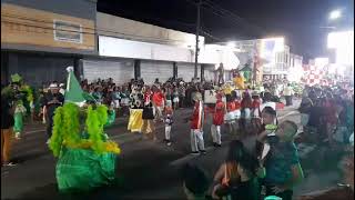 Mocidade em FlorianoPI foi a segunda Escola de Samba a desfilar no carnaval nessa terça 2024 [upl. by Ayetal525]