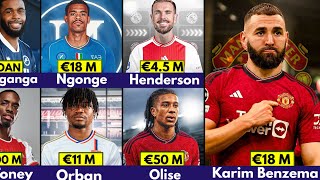 🚨 ALL CONFIRMED WINTER TRANSFER 204✅️ BENZEMA TO MANCHESTER UNITED🔥 HENDERSON Olise Drăgușin Ton [upl. by Reiser]