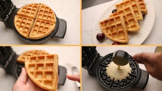 الوافل بأبسط طريقة ومقادير 🧇 وكل الأسرار اللي تخليه هش و مقرمش Waffles [upl. by Engvall]