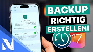 iPhone Backup erstellen iCloud Finder iTunes mit iOS 17 2024  NilsHendrik Welk [upl. by Beth]