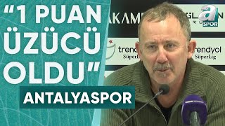 Antalyaspor 11 Trabzonspor Sergen Yalçın Maç Sonu Basın Toplantısı  A Spor  14012024 [upl. by Dressel817]