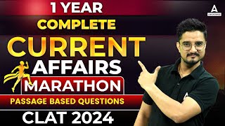 CLAT 2024 Current Affairs Marathon Class  CLAT 2024 Preparation  Passage Based Questions [upl. by Anisamot710]