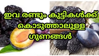 ഇവ രണ്ടും കുട്ടികൾക്ക് കൊടുത്തുനോക്കൂ Prunes amp Raisins [upl. by Allenotna]