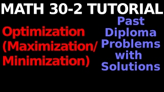 Math 302  Optimization EXAM PREP [upl. by Nigen]