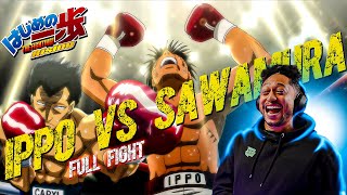 Ippo vs Sawamura Full Fight Reaction Hajime no Ippo [upl. by Anid]