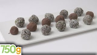 Recette de Petites truffes au chocolat  750g [upl. by Seif]