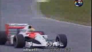 Ayrton Senna 1991  GP Brasil Interlagos  Volta da Pole [upl. by Lianne816]