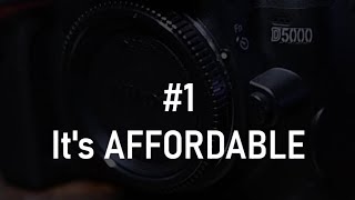 5 reasons why the Nikon D5000 is GREAT for Beginners [upl. by Etteuqaj726]