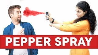 Pepper Spray Review  Pepper Spray Self Defence [upl. by Nnalyrehs]