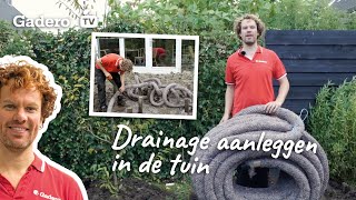 35 Drainage aanleggen in de tuin [upl. by Faletti]