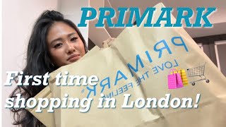 FIRST SHOPPING HAUL IN LONDONN🛍️ PRIMARK [upl. by Iadam]