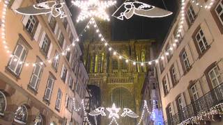 Straßburger Weihnachtsmarkt • Marché de Noël à Strasbourg • Christmas Market  Fair [upl. by Skier]