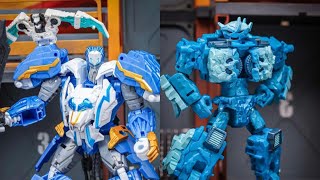 New Transformers Star Raiders Thundertron Nightstrike Carcitron InHand Images by notrab [upl. by Mialliw]