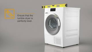 How to Install Your Miele T1 Dryer [upl. by Kciredohr]