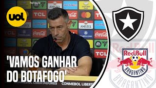 PEDRO CAIXINHA APÃ“S DERROTA PARA O BOTAFOGO VAMOS GANHAR E IR Ã€ FASE DE GRUPOS DA LIBERTADORES [upl. by Annehs]