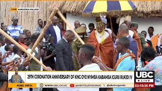 KING OYO RUKIDI IVS PROCESSION TO PERFORM TOOROS CULTURAL RITUALS AT HIS 29TH CORONATION [upl. by Akered]