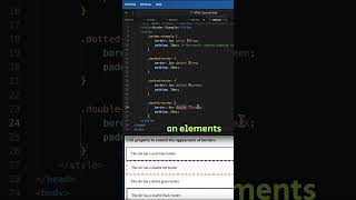 HTML Coding QampA 40 Which CSS property is used to control the appearance of borders css htmlcss [upl. by Ocirema]